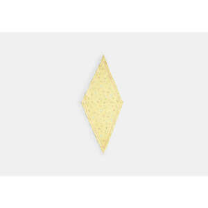 Coach 🆕 Tossed yellow Floral Print Silk Diamond Scarf